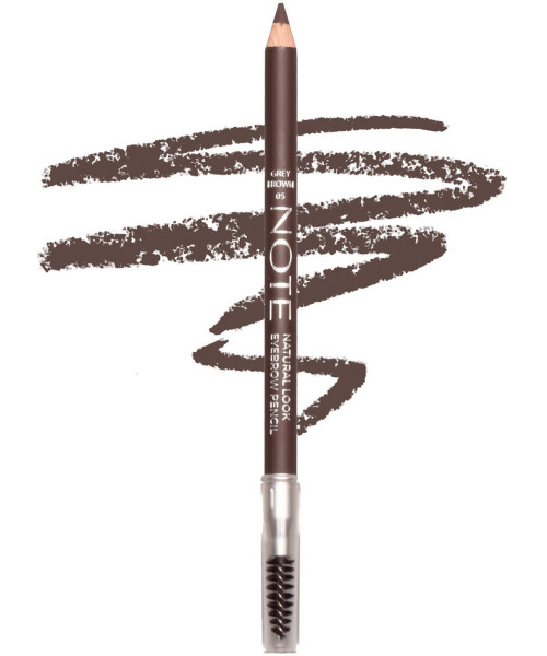 NOTE NATURAL LOOK EYEBROW PENCIL No5 GREY BROWN 1.08g