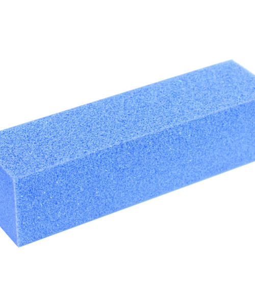 BLUE BUFFER SANDING BLOCK WITH GLITTER