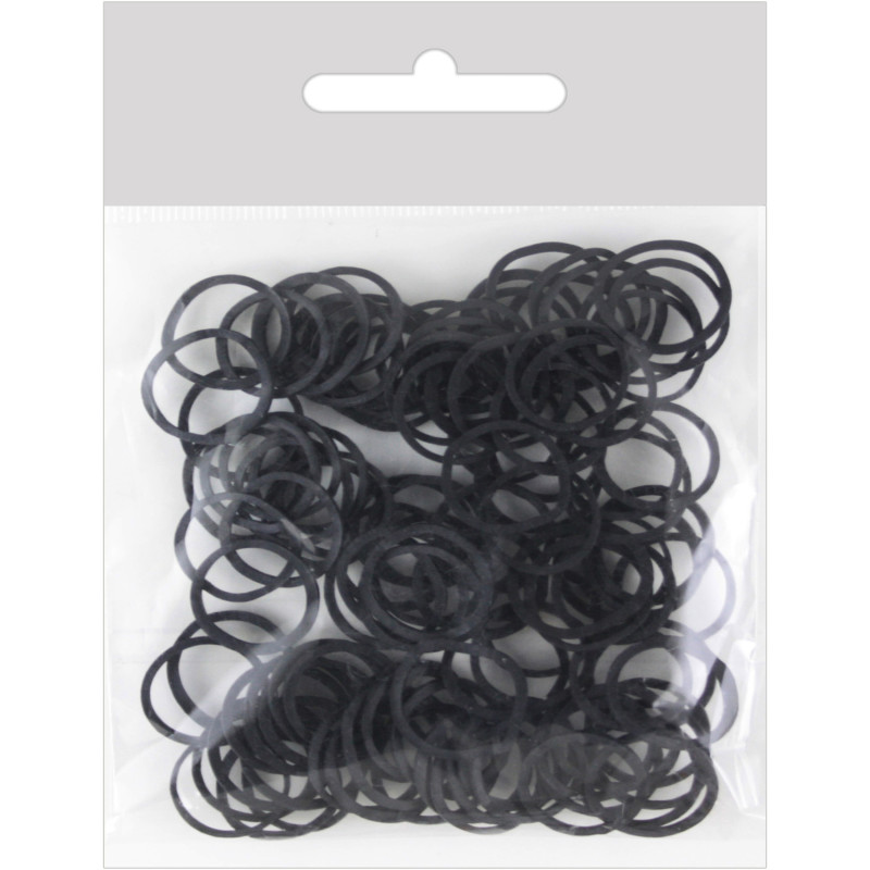 ΛΑΣΤΙΧΑΚΙΑ ΜΑΛΛΙΩΝ ΣΙΛΙΚΟΝΗΣ ΜΑΥΡΑ 100τμχ