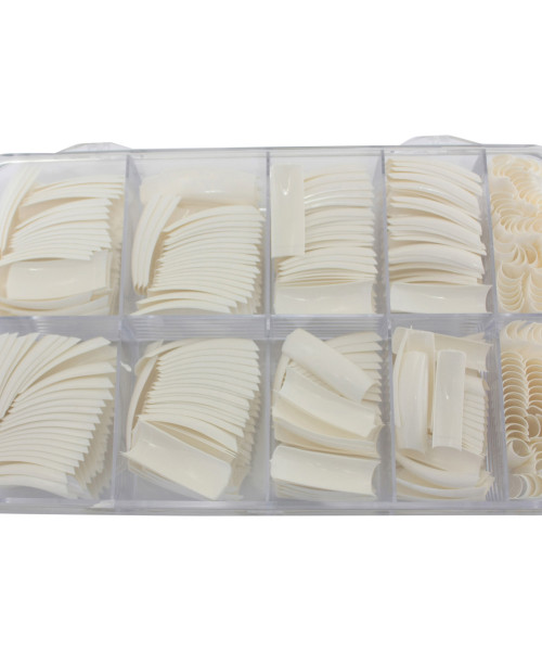 EXCELLENT NAIL TIPS FRENCH WHITE 500pcs