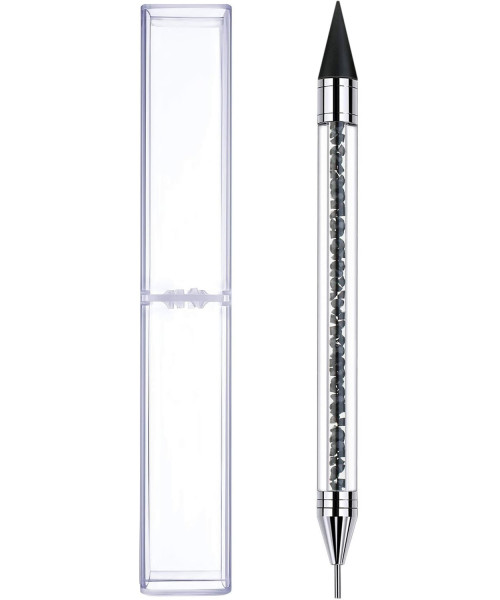NAIL RHINESTONE PICK UP PEN BLACK