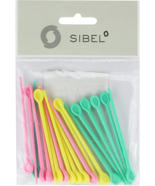 SIBEL ΠΛΑΣΤΙΚΑ ΒΕΛΟΝΑΚΙΑ ΓΙΑ ΡΟΛΕΥ 68mm 20τμχ