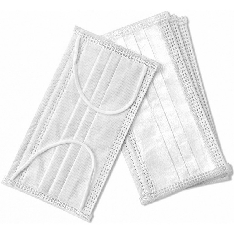 ΜΑΣΚΑ ΠΡΟΣΩΠΟΥ ΤΡΙΩΝ ΣΤΡΩΜΑΤΩΝ 50τμχ