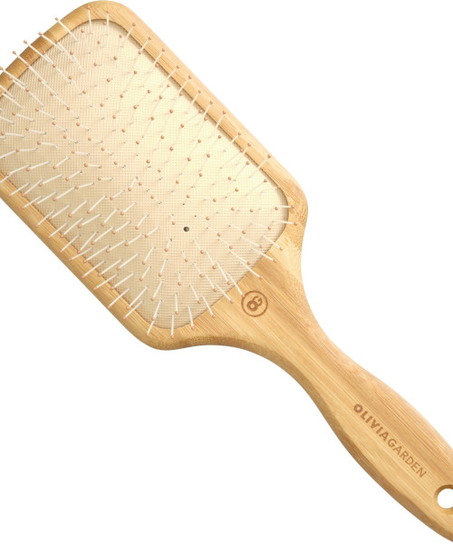 OLIVIA GARDEN BAMBOO TOUCH DETANGLE NYLON PADDLE LARGE