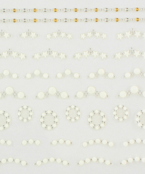 96640 SHINY NAIL APPLIQUE - DAZZLING DECORATION