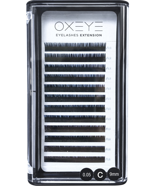 21223 EYELASHES EXTENSION CURV C 0.05 9mm