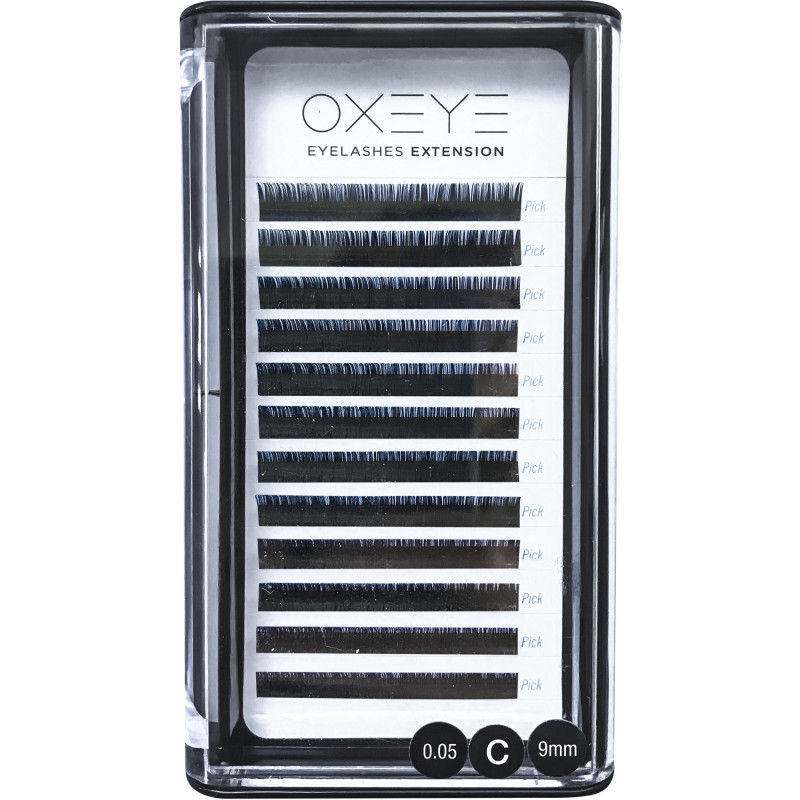 21223 EYELASHES EXTENSION CURV C 0.05 9mm