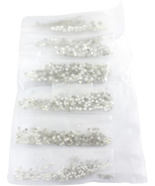 ΣΤΡΑΣΑΚΙ CRYSTAL 6 μεγέθη-1360τμχ