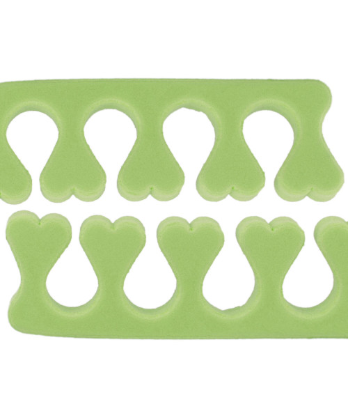 TOE SEPARATOR ΓΙΑ PEDICURE ΚΑΡΔΙΑ ΠΡΑΣΙΝΟ