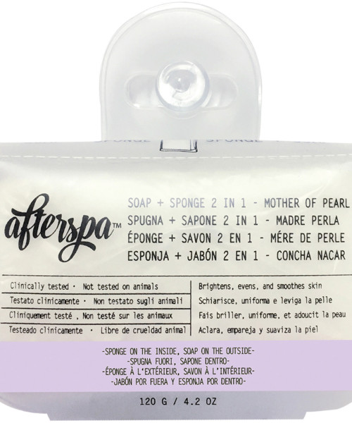 AFTER SPA MOTHER OF PEARL SOAP + SPONGE