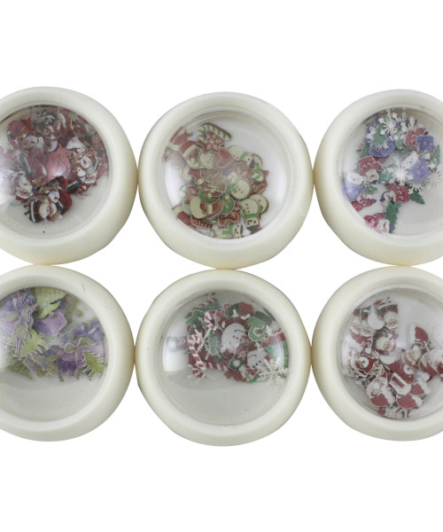 CHRISTMAS WOOD PULP STICKER KIT 2