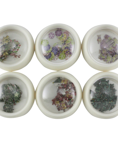 CHRISTMAS WOOD PULP STICKER KIT 1