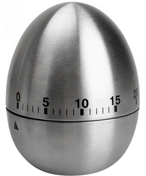 TIMER ΧΡΟΝΟΜΕΤΡΟ ΟΒΑΛ INOX