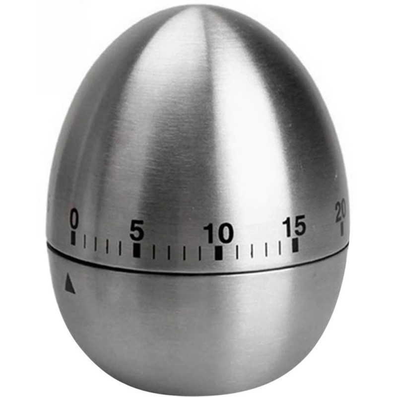 TIMER ΧΡΟΝΟΜΕΤΡΟ ΟΒΑΛ INOX