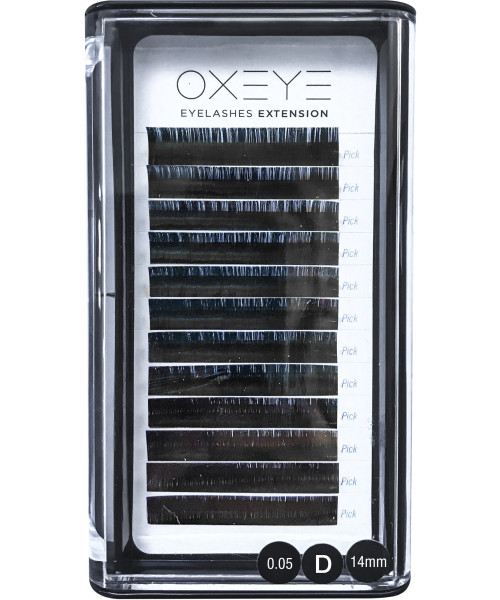 21220 EYELASHES EXTENSION CURV D 0.05 14mm