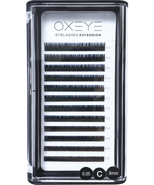 21222 EYELASHES EXTENSION CURV C 0.05 8mm