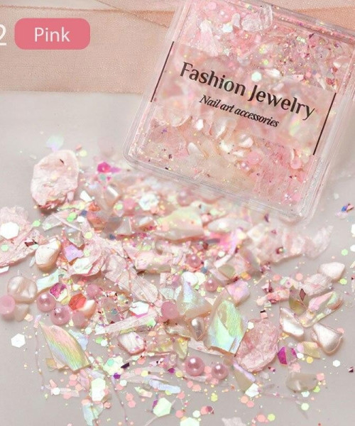 DAFNIS GLOBAL NAIL ART SHELL MIXED ROSE