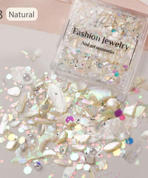 DAFNIS GLOBAL NAIL ART SHELL MIXED CLEAR