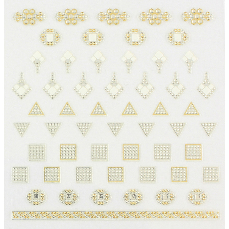 96639 SHINY NAIL APPLIQUE - DAZZLING DECORATION