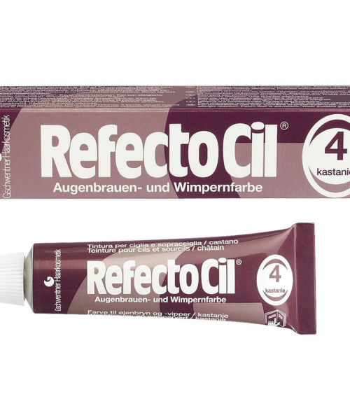 REFECTOCIL ΒΑΦΗ ΒΛΕΦΑΡΙΔΩΝ No4 ΚΑΣΤΑΝΟ 15ml