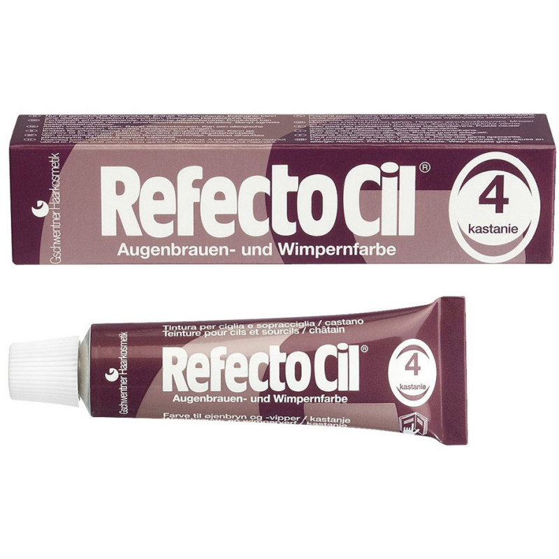 REFECTOCIL ΒΑΦΗ ΒΛΕΦΑΡΙΔΩΝ No4 ΚΑΣΤΑΝΟ 15ml