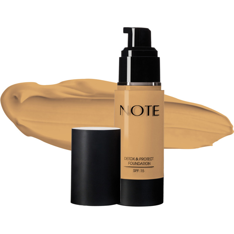 NOTE DETOX & PROTECT FOUNDATION No06 DARK HONEY 30ml