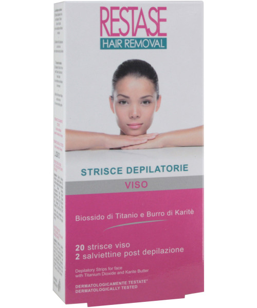 RESTASE HAIR REMOVAL FACE STRIPS 20τμχ