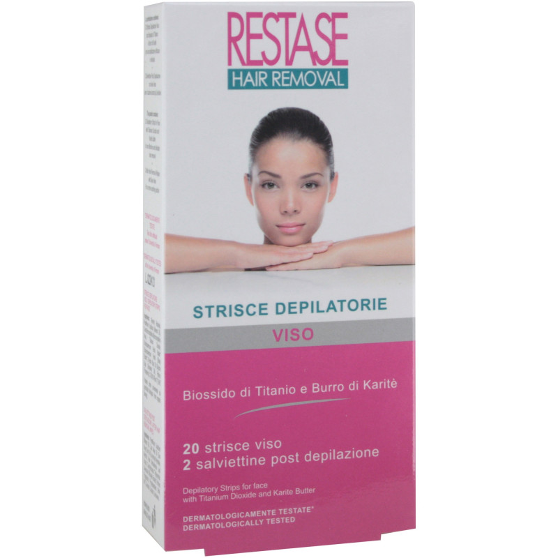RESTASE HAIR REMOVAL FACE STRIPS 20τμχ