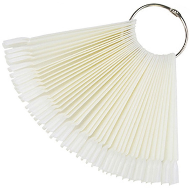 NAIL POLISH COLOR CHART NATURAL 50τμχ