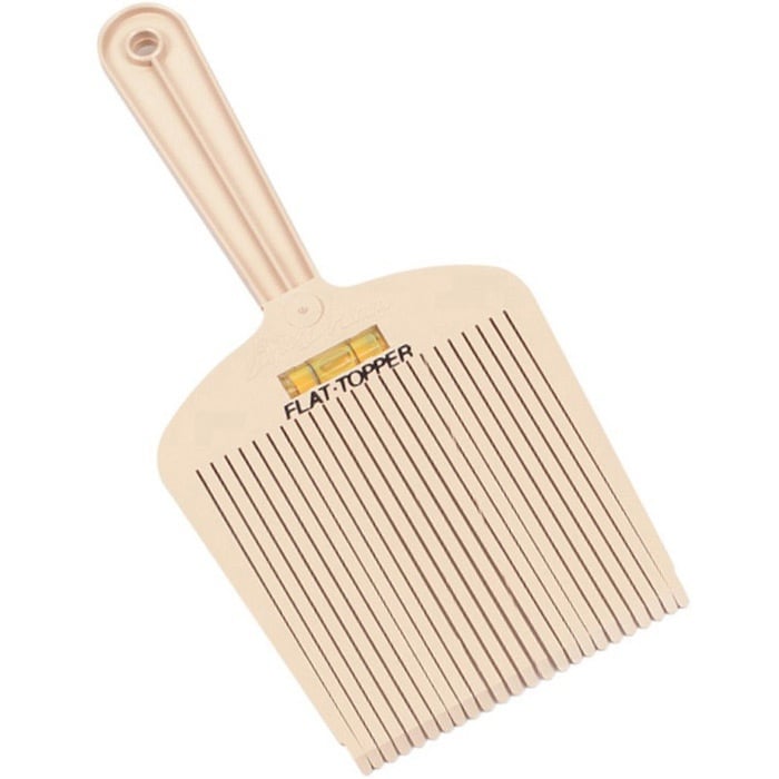 FLAT TOPPER MΙΚΡΟ ΜΕ ΑΛΦΑΔΙ ΜΠΕΖ