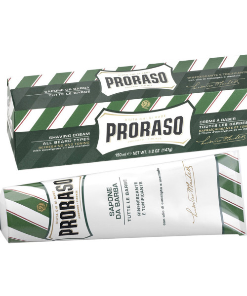 PRORASO SHAVING CREAM IN A TUBE ΕΥΚΑΛΥΠΤΟΣ 150ml