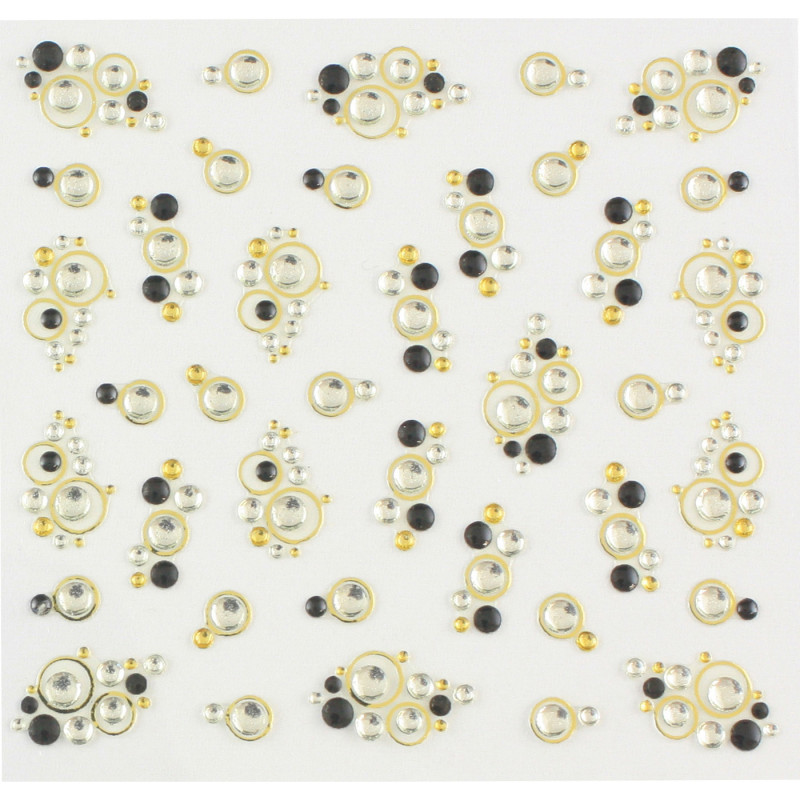 96635 SHINY NAIL APPLIQUE - DAZZLING DECORATION