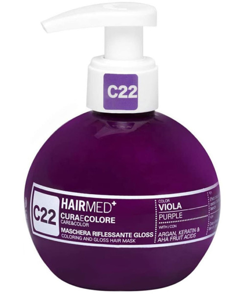 HAIRMED C22 PURPLE CARE & COLOR GLOSS MASK 200ml