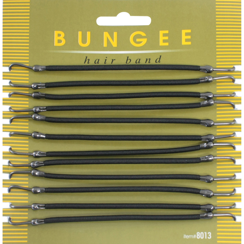 BUNGEE HAIR BAND ΛΑΣΤΙΧΑΚΙΑ ΣΙΛΙΚΟΝΗΣ 12τμχ