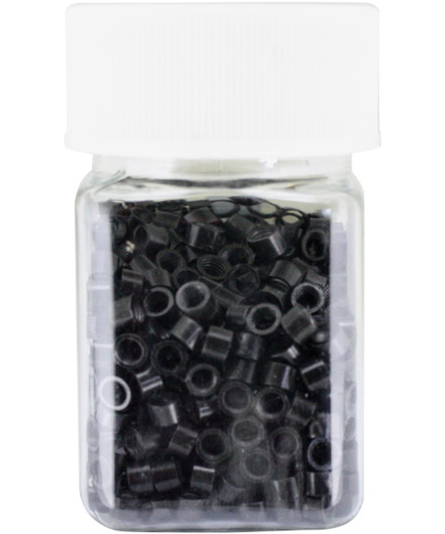 RINGS ΓΙΑ EXTENSIONS ΜΑΥΡΑ 500τμχ