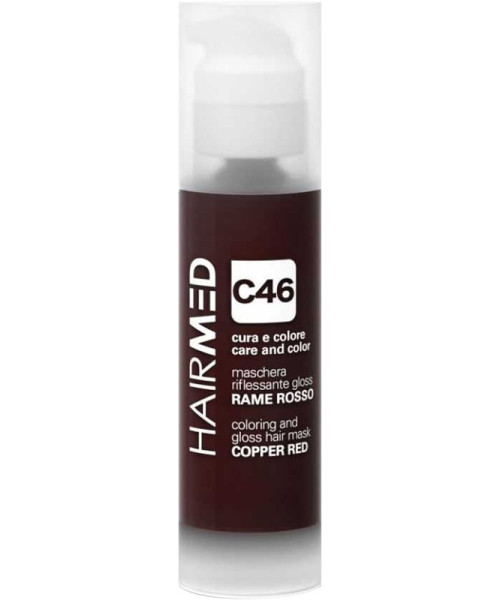 HAIRMED C46 COPPER RED COLORING & GLOSS HAIR MASK 150ml
