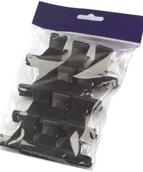 ΚΛΑΜΕΡ BUTTERFLY ΜΕΓΑΛA ΜΑΥΡA MAT 12τμχ