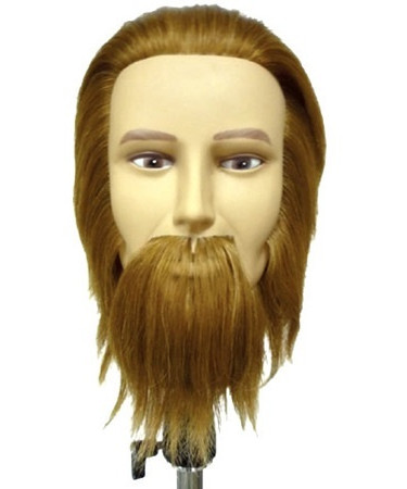 ΕΚΠ/ΚΗ ΚΟΥΚΛΑ ΑΝΤΡΙΚΗ 100% ΦΥΣΙΚΗ ΤΡΙΧΑ ME ΜΟΥΣΙ 18cm