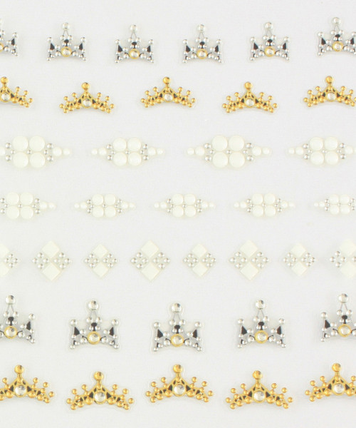 96638 SHINY NAIL APPLIQUE - DAZZLING DECORATION