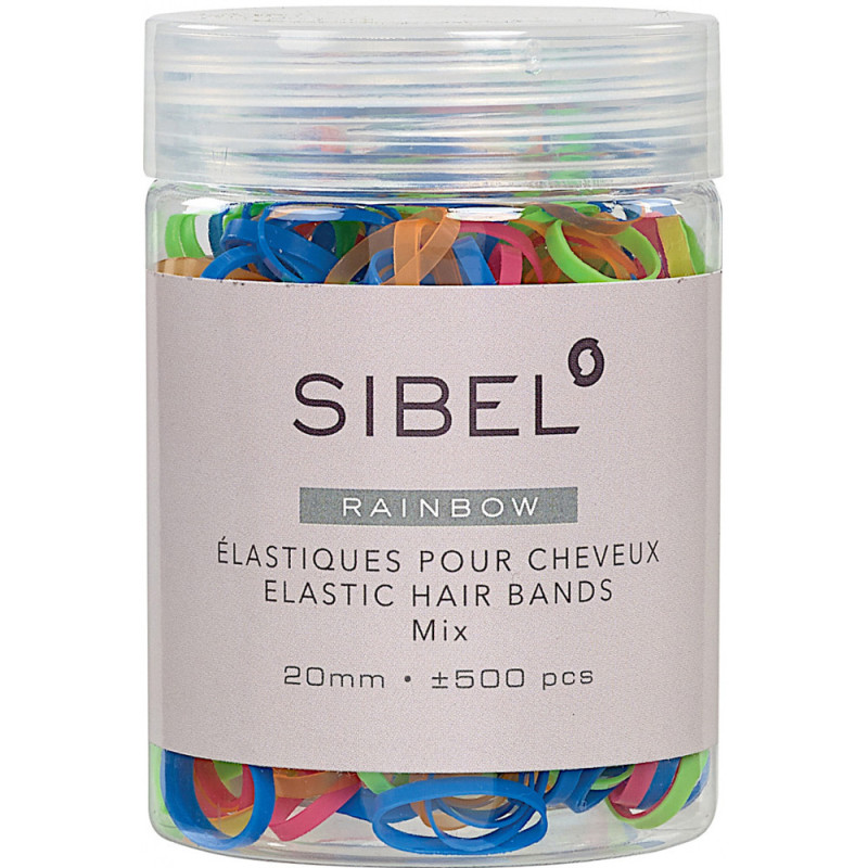 SIBEL ΛΑΣΤΙΧΑΚΙΑ ΔΙΑΦΟΡΑ ΧΡΩΜΑΤΑ 2cm 500τμχ