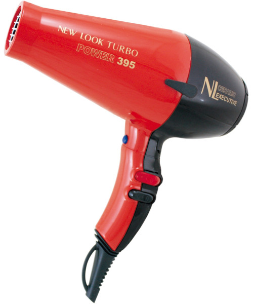 NEW LOOK EXECUTIVE CERAMIC TURBO POWER 395 RED & BLACK 2500 Watt