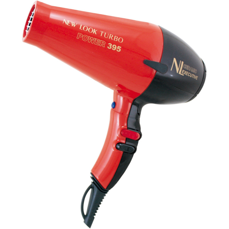 NEW LOOK EXECUTIVE CERAMIC TURBO POWER 395 RED & BLACK 2500 Watt