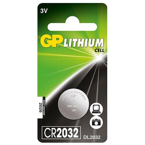 GP CR2032 ΜΠΑΤΑΡΙΑ ΛΙΘΙΟΥ 3V 210mAh