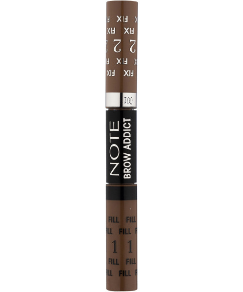 NOTE BROW ADDICT TINT & SHAPING GEL Νο2 2x5ml