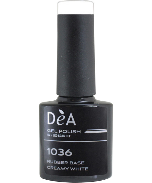 RUBBER BASE CREAMY WHITE ΗΜΙΜΟΝΙΜΟ ΒΕΡΝΙΚΙ DEA STEP 1 Nο1036 8ml