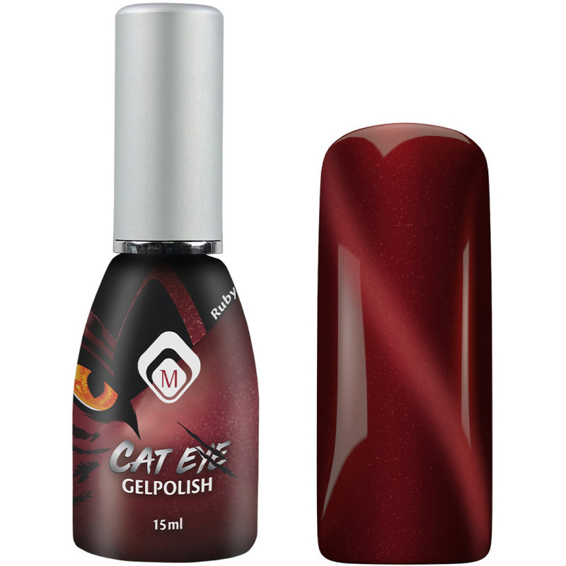 GELPOLISH CAT EYE RUBY 15ml