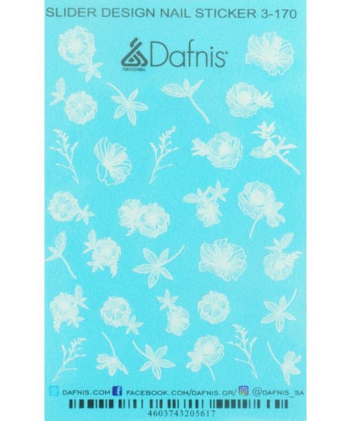 SD3-170 DECAL NAIL STICKERS COLOR a/b