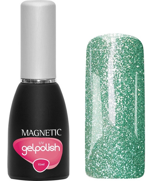 103347 GELPOLISH UV MINTY WAVE OF GLITTER 15ml