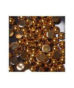 117535 GOLD ROUND M 100PCS