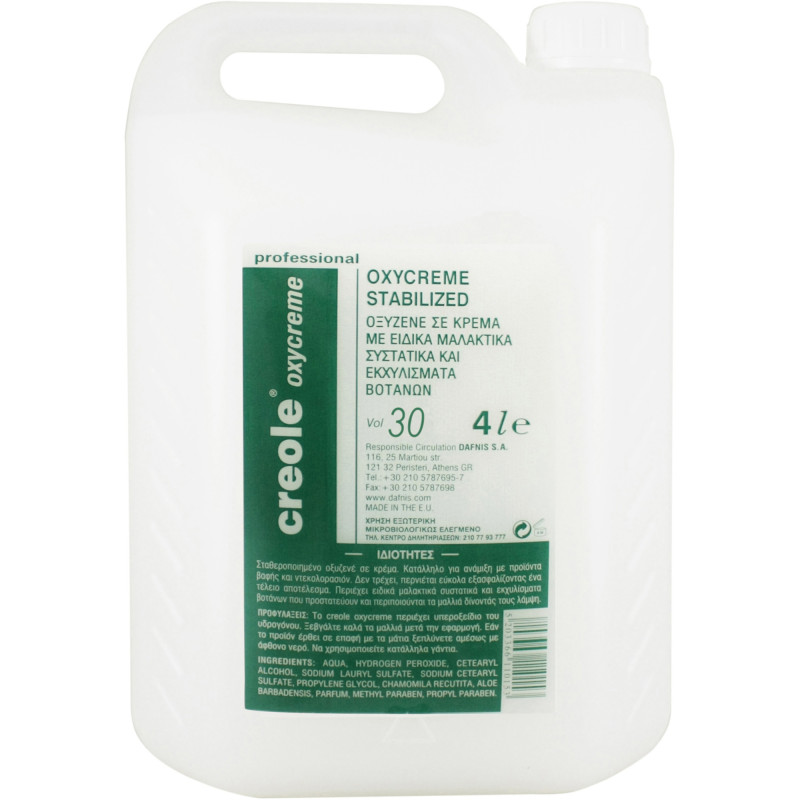 CREOLE OXYCREME 30vol (9%) 4Lt